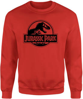 Jurassic Park Logo Sweatshirt - Red - XXL Rood