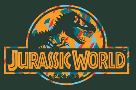 Jurassic Park Logo Tropical Women's T-Shirt - Green - M Groen