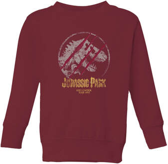 Jurassic Park Lost Control Kids' Sweatshirt - Burgundy - 110/116 (5-6 jaar) - Burgundy