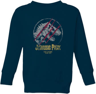 Jurassic Park Lost Control Kids' Sweatshirt - Navy - 98/104 (3-4 jaar) - Navy blauw - XS