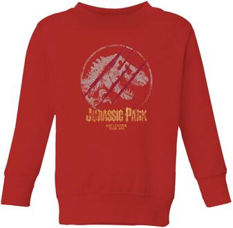 Jurassic Park Lost Control Kids' Sweatshirt - Red - 110/116 (5-6 jaar) - Rood