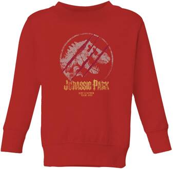 Jurassic Park Lost Control Kids' Sweatshirt - Red - 98/104 (3-4 jaar) Rood - XS