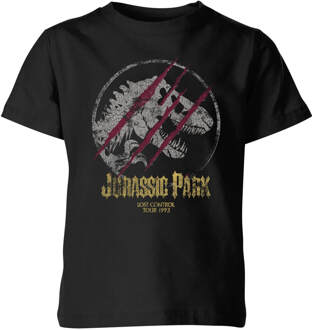 Jurassic Park Lost Control Kids' T-Shirt - Black - 122/128 (7-8 jaar) - Zwart - M