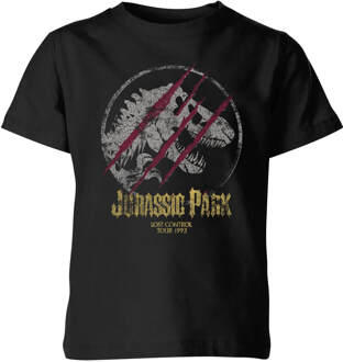 Jurassic Park Lost Control Kids' T-Shirt - Black - 98/104 (3-4 jaar) Zwart - XS