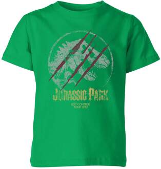 Jurassic Park Lost Control Kids' T-Shirt - Green - 122/128 (7-8 jaar) - Groen - M