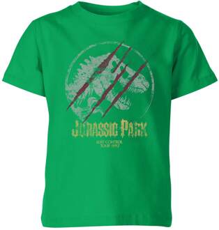 Jurassic Park Lost Control Kids' T-Shirt - Green - 146/152 (11-12 jaar) Groen - XL