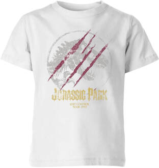 Jurassic Park Lost Control Kids' T-Shirt - White - 122/128 (7-8 jaar) - Wit - M