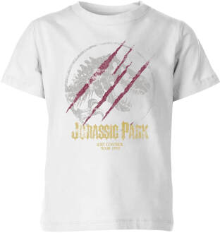 Jurassic Park Lost Control Kids' T-Shirt - White - 146/152 (11-12 jaar) Wit - XL