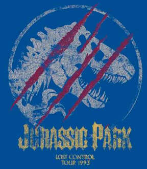 Jurassic Park Lost Control Men's T-Shirt - Blue - L - Blue