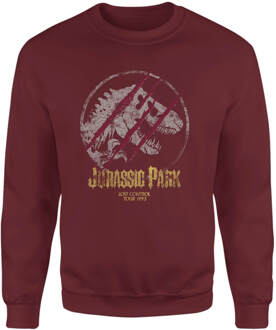 Jurassic Park Lost Control Sweatshirt - Burgundy - XL Rood