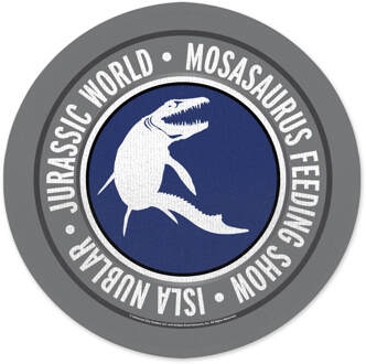 Jurassic Park Mosasaurus Feeding Show Round Bath Mat