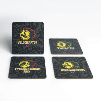 Jurassic Park Paddocks Coaster Set