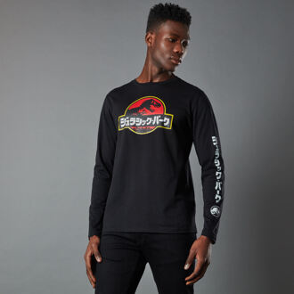 Jurassic Park Primal Kanji Unisex Long Sleeved T-Shirt - Zwart - L