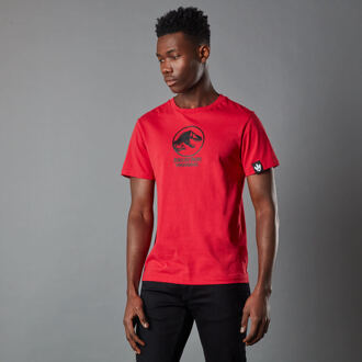 Jurassic Park Primal T-Rex Unisex T-Shirt - Rood - S