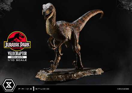 Jurassic Park Prime Collectibles Statue 1/10 Velociraptor Open Mouth 19 cm