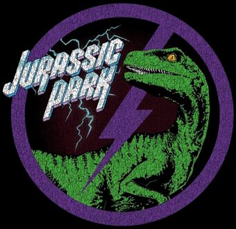 Jurassic Park Raptor Bolt Men's T-Shirt - Zwart - S