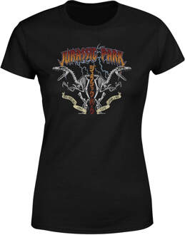 Jurassic Park Raptor Twinz Women's T-Shirt - Zwart - 3XL