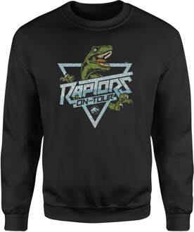 Jurassic Park Raptors On Tour Stroke Sweatshirt - Zwart - L