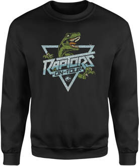 Jurassic Park Raptors On Tour Stroke Sweatshirt - Zwart - XL