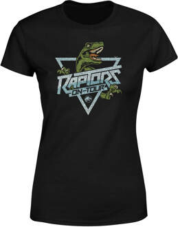 Jurassic Park Raptors On Tour Stroke Women's T-Shirt - Zwart - S