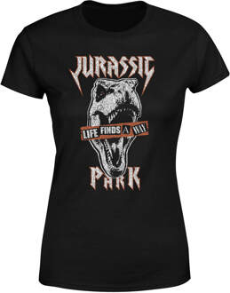 Jurassic Park Rex Punk Women's T-Shirt - Zwart - 3XL