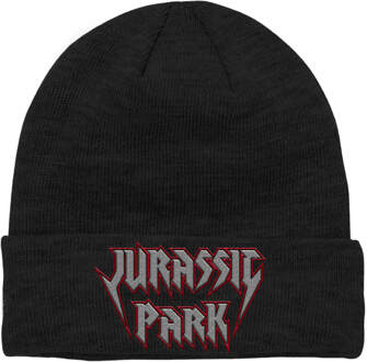 Jurassic Park Rock Theme Embroidered Logo Beanie