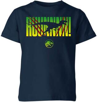 Jurassic Park Run! Kids' T-Shirt - Navy - 110/116 (5-6 jaar) Blauw - S