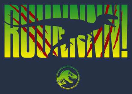 Jurassic Park Run! Men's T-Shirt - Navy - XL Blauw