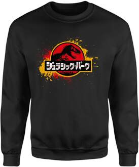 Jurassic Park Sweatshirt - Black - XS - Zwart