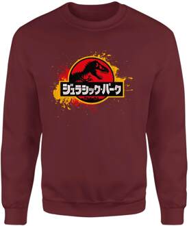 Jurassic Park Sweatshirt - Burgundy - L - Burgundy