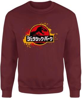 Jurassic Park Sweatshirt - Burgundy - XL Rood