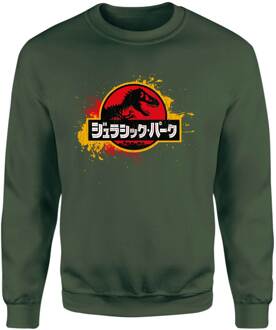 Jurassic Park Sweatshirt - Green - XXL Groen