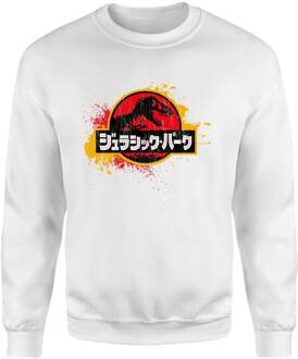 Jurassic Park Sweatshirt - White - XXL Wit