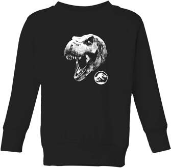 Jurassic Park T Rex Kids' Sweatshirt - Black - 110/116 (5-6 jaar) - Zwart