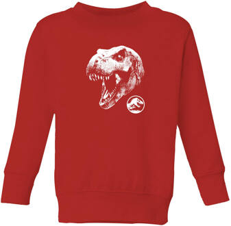 Jurassic Park T Rex Kids' Sweatshirt - Red - 110/116 (5-6 jaar) - Rood