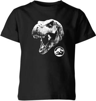Jurassic Park T Rex Kids' T-Shirt - Black - 110/116 (5-6 jaar) - Zwart - S