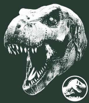 Jurassic Park T Rex Men's T-Shirt - Green - L - Groen