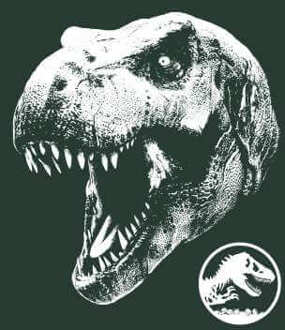 Jurassic Park T Rex Men's T-Shirt - Green - XL Groen