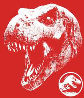 Jurassic Park T Rex Men's T-Shirt - Red - S - Rood