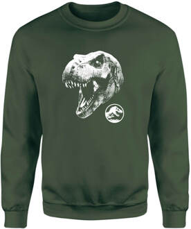 Jurassic Park T Rex Sweatshirt - Green - XXL Groen