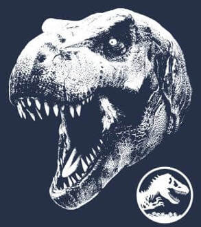 Jurassic Park T Rex Women's T-Shirt - Navy - L - Navy blauw
