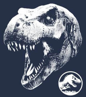 Jurassic Park T Rex Women's T-Shirt - Navy - M