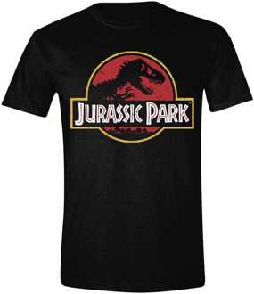 Jurassic Park T-Shirt Vintage Logo Size M