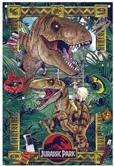 Jurassic Park Wall Banner 125 x 85 cm