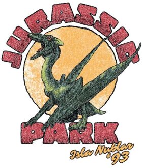 Jurassic Park Winged Threat Unisex T-Shirt - Wit - XXL
