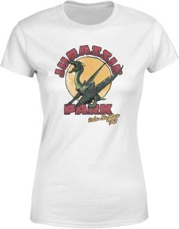 Jurassic Park Winged Threat Women's T-Shirt - Wit - XXL