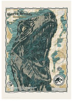 Jurassic World Art Print Sierra Nevada Mountains Limited Edition 42 x 30 cm