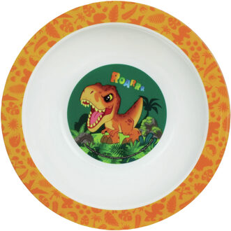 Jurassic World dinosaurus bordje - diep - D16 cm -kunststof - kinderbordje