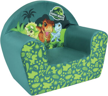 Jurassic World dinosaurus kinderstoel/kinderfauteuil voor peuters 33 x 52 x 42 cm