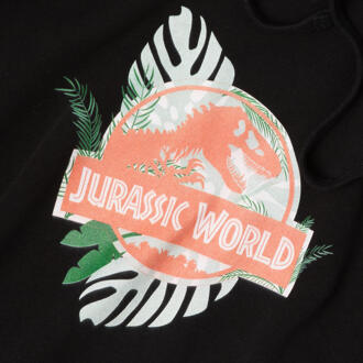 Jurassic World Large Logo Women's Cropped Hoodie - Black - XS - Zwart